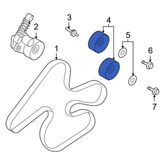 Volvo OE - Accessory Drive Belt Idler Pulley