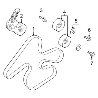 Volvo OE - Cooling - Belts & Pulleys (4.4L)