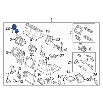 Volvo OE - HVAC Air Inlet Door Actuator