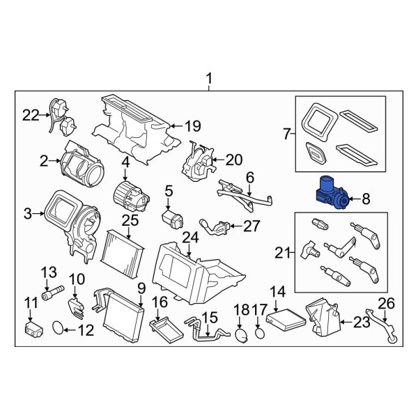 Cabin Air Temperature Sensor