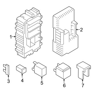 Volvo OE - Electrical Components (Fuse Box, Trunk)