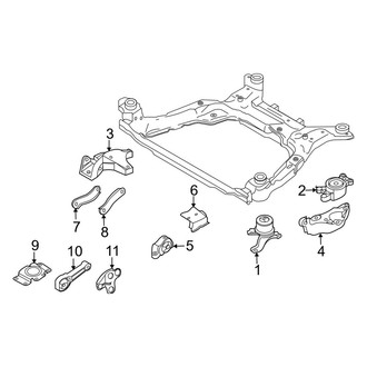 Volvo OE - Engine / Transaxle - Engine & Transmission Mounting (3.2L)