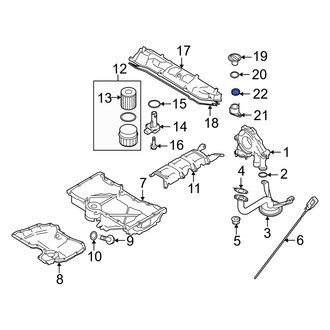 Volvo OE - Engine Oil Filler Tube Gasket