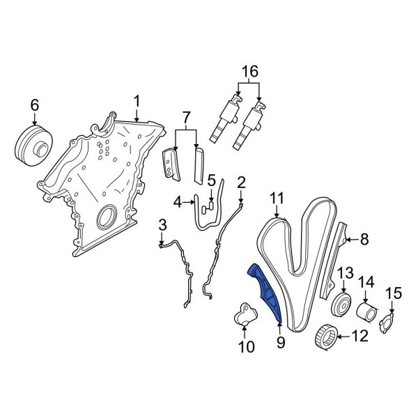 Engine Timing Chain Guide