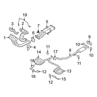 Volvo OE - Catalytic Converter Bolt