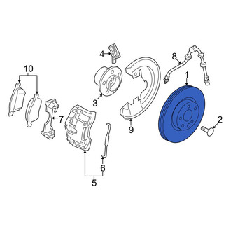 Volvo OE - Front Disc Brake Rotor