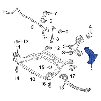 Volvo OE - Front Left Steering Knuckle