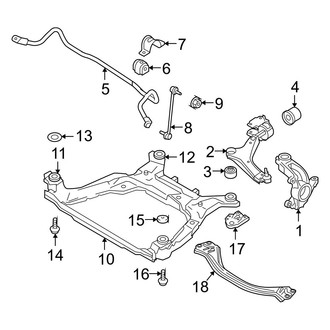Volvo OE - Front Suspension - Suspension Components (3.2 / T6)