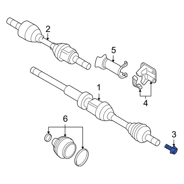 CV Joint Bolt