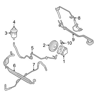 Volvo OE - Steering Gear & Linkage - Pump & Hoses (3.0L / 3.2L)