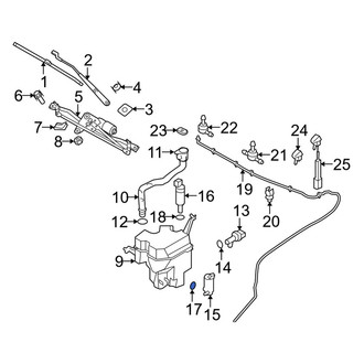 Volvo OE - Windshield Washer Pump Grommet
