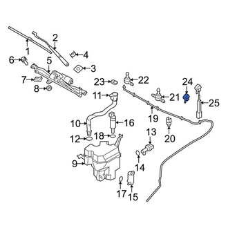 Volvo OE - Front Windshield Washer Nozzle