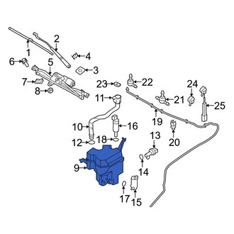 Volvo OE - Front Washer Fluid Reservoir