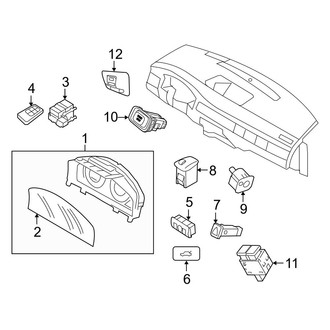 Volvo OE - Instrument Panel - Cluster & Switches (2.0L)