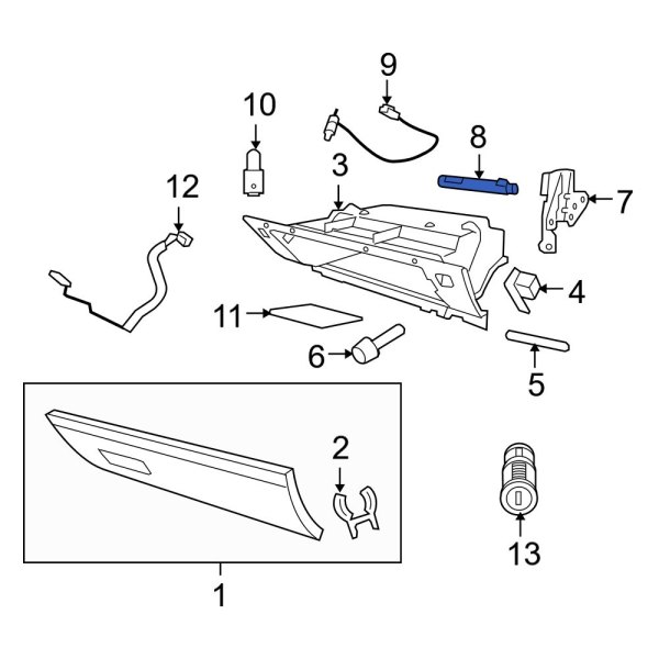 Glove Box Support