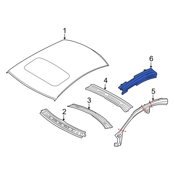 Roof Side Rail Reinforcement