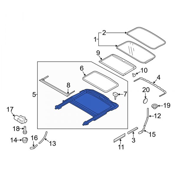 Sunroof Frame