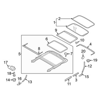 Volvo OE - Roof - Sunroof