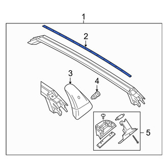 Volvo OE - Roof Rack Cover