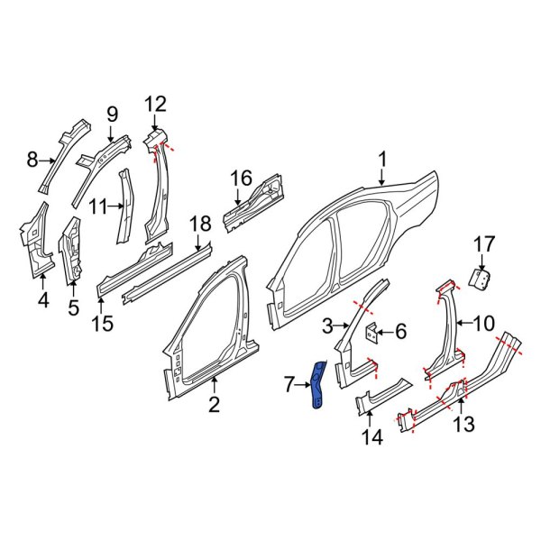 Body A-Pillar Bracket