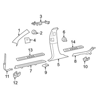 Volvo OE - Pillars, Rocker & Floor - Interior Trim