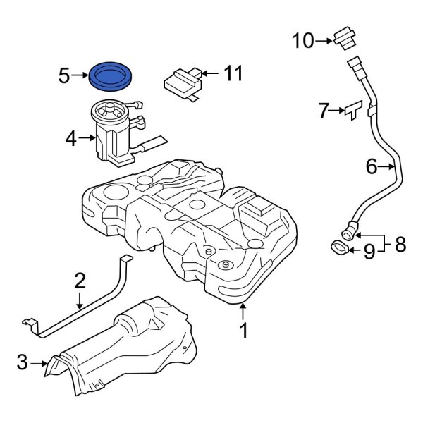 Fuel Tank Lock Ring