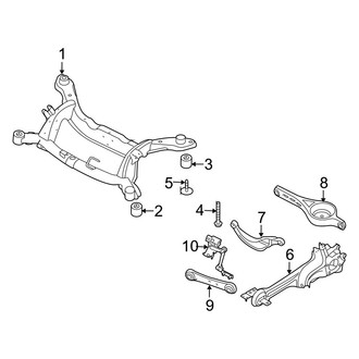 Volvo OE - Rear Suspension - Suspension Components (T5 / T5 Platinum)