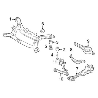 Volvo OE - Rear Suspension - Suspension Components (T6)