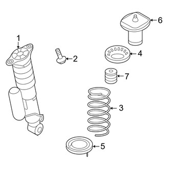 Volvo OE - Rear Suspension - Shocks & Components (FWD)
