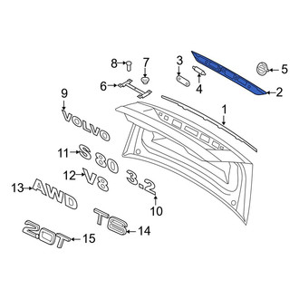 Volvo OE - Rear Deck Lid Handle