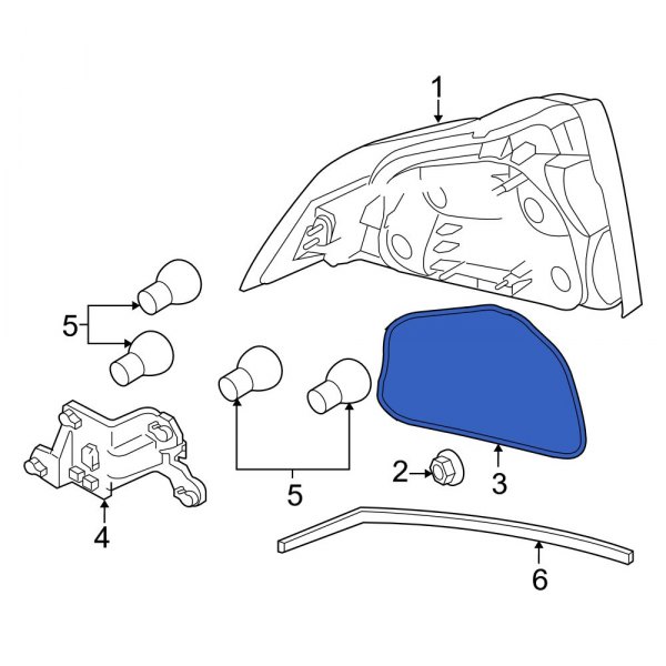 Tail Light Lens Seal