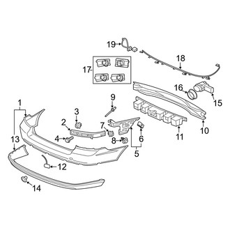 Volvo OE - Rear Bumper - Bumper & Components