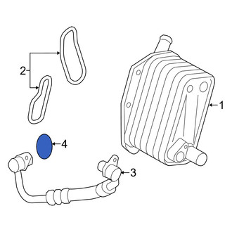 Volvo OE - Automatic Transmission Oil Cooler O-Ring