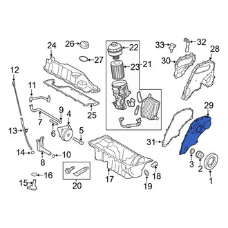 Volvo OE - Outer Engine Timing Cover
