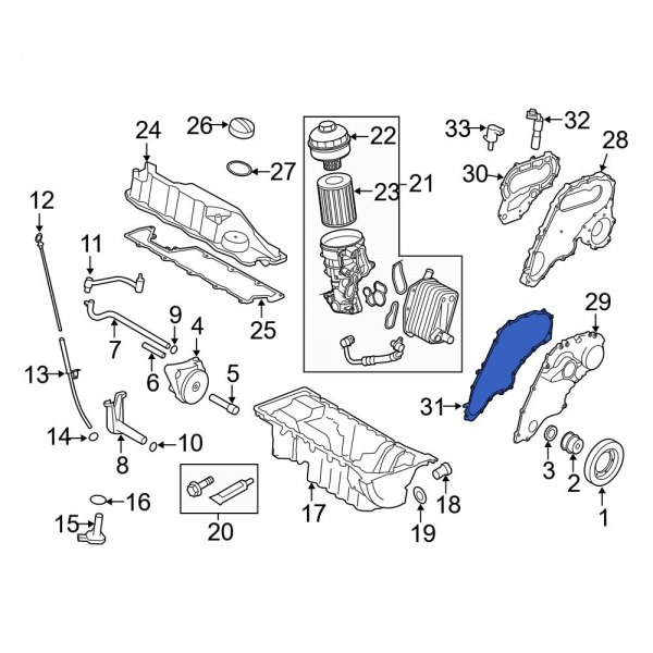 Engine Timing Cover Gasket