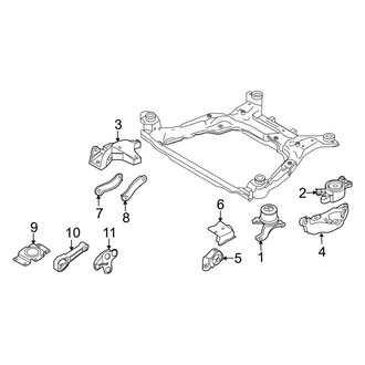 Volvo OE - Engine / Transaxle - Engine & Transmission Mounting (3.0L)