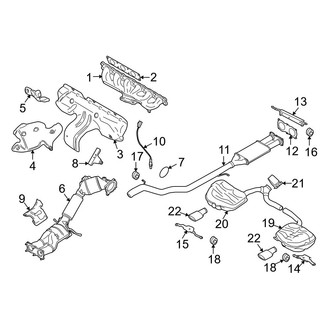 Volvo OE - Exhaust System - Exhaust Components (3.0L)