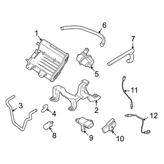 Volvo OE - Emission System - Emission Components (T6)