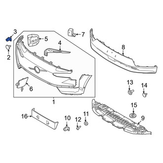 Volvo OE - Door Applique Nut