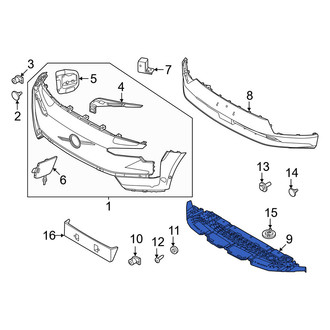 Volvo OE - Front Bumper Splash Shield