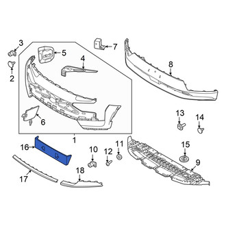 Volvo OE - Front License Plate Bracket