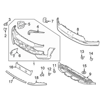 Volvo OE - Front Bumper - Bumper & Components (Bumper Cover)