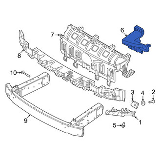 Volvo OE - Front Left Bumper Cover Bracket