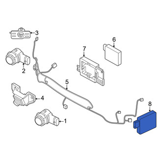 Volvo OE - Rear Blind Spot Detection System Warning Sensor