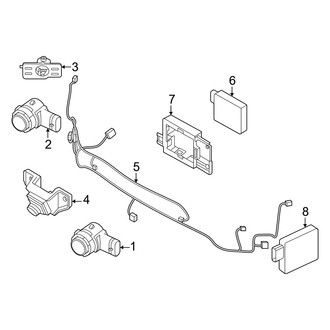 Volvo OE - Front Bumper - Electrical Components