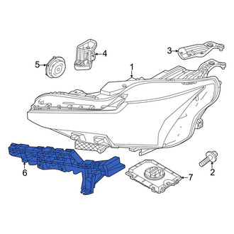 Volvo OE - Left Lower Headlight Bracket
