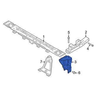 Volvo OE - Front Left Lower Radiator Support Side Panel