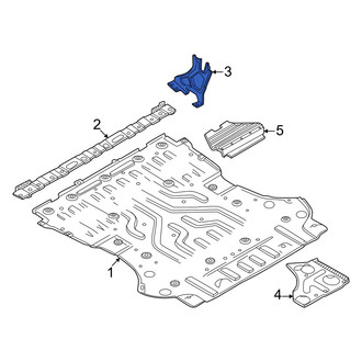 Volvo OE - Front Left Radiator Support Splash Shield Bracket
