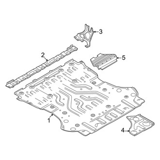 Volvo OE - Radiator Support - Splash Shields