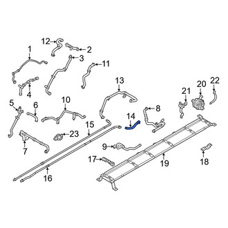 Volvo OE - Rear Left Engine Coolant Pipe